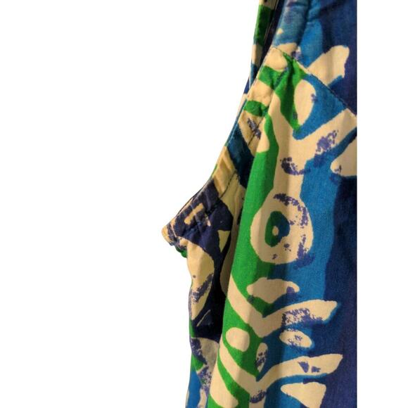 Vintage Marshall Fields 80s Art To Wear Button Front Sleeveless Dress Large G - Picture 7 of 10